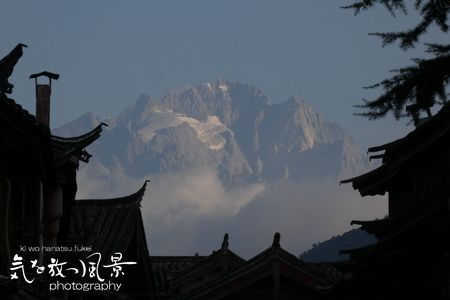 麗江からの玉龍雪山