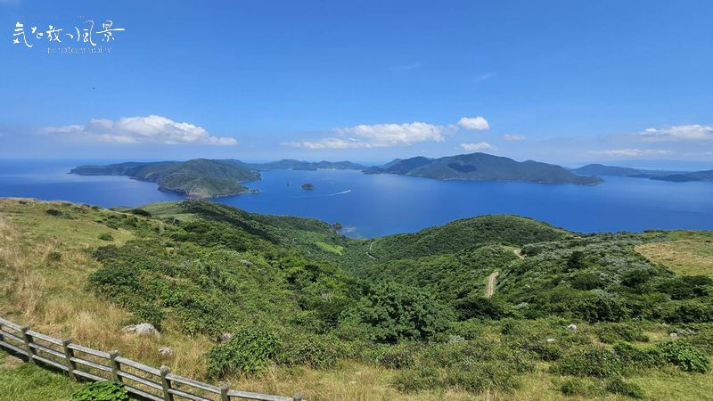 知夫里島・赤ハゲ山展望台からの景色 知夫里島・赤ハゲ山展望台からの景色