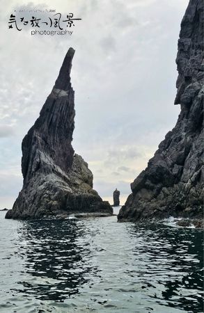 島後・観音岩・ロウソク岩 島後・観音岩・ロウソク岩